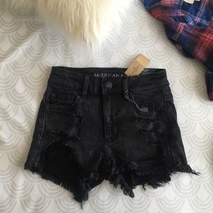 American Eagle Black Shorts